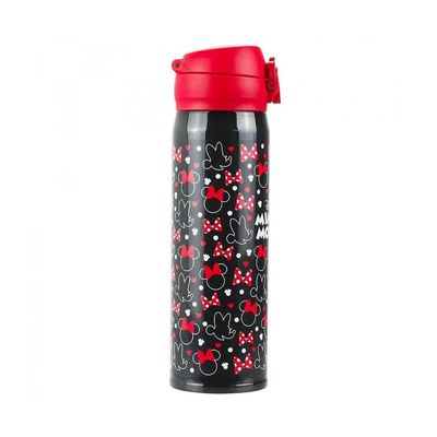 Garrafa Térmica Minnie Preta 400ml Disney