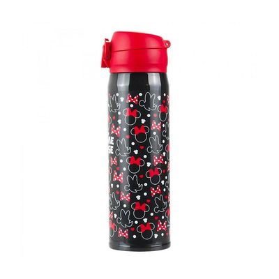 Garrafa Térmica Minnie Preta 400ml Disney
