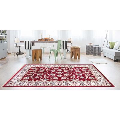 Tapete Para Sala Belga Bruxelas 6 Vermelho 2,00x2,50m