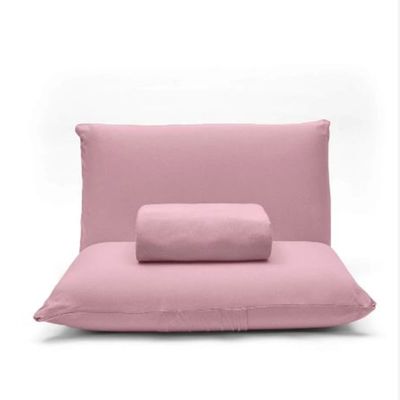 Jogo de Cama Buettner King Malha Basic Liso 3 Peças Rosa Blush