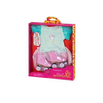Roupa de Sorvete com Patins Scoopalicious Our Generation