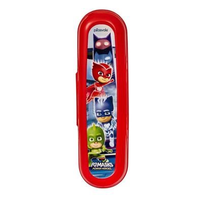 Estojo Porta Escova De Dente Infantil Decorado Pj Masks