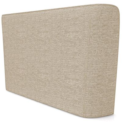 Cabeceira Cama Box Casal 140cm Nilo P05 Linho Bege - Lyam Decor