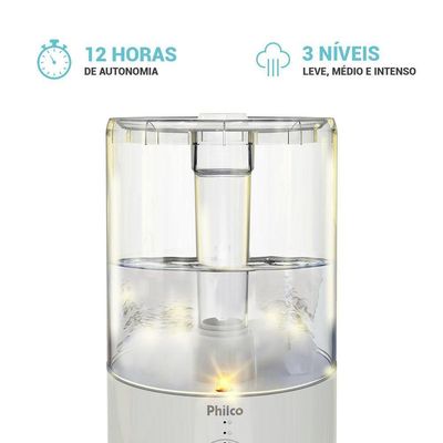 Umidificador 3 em 1 Philco 4,2L Óleos essenciais PUD04A Bivolt