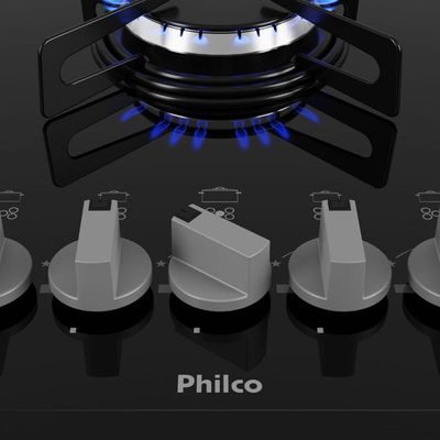 Cooktop a Gás Philco 5 Queimadores Cook Chef Bivolt