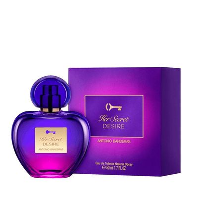 Banderas Her Secret Desire Eau De Toilette - Perfume Feminino 50ml
