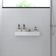 Porta Shampoo Linear 60cm Branco