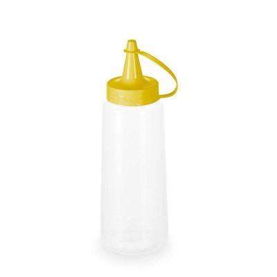 Kit 5 Bisnagas Plásticas 250 Ml Plasvale Amarelo
