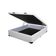 Cama Box Baú Casal Extremo Reforçado Homequeen Sintético Branco 41x138x188