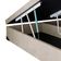 Cama Box Baú Blindado Queen Bipartido Homequeen Suede Bege 41x158x198