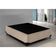Base Box Casal Blindado Extremo Reforçado Homequeen Suede Bege 40x138x188