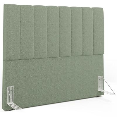 Cabeceira Cama Box Casal 140 cm Dália W01 Bouclê Oliva - Lyam Decor