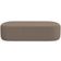 Cabeceira Cama Box King 195cm Lanna com Puff Recamier Doha W01  Bouclê Bege - Lyam Decor