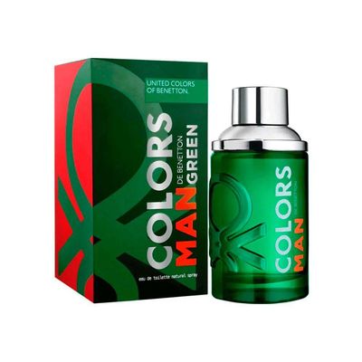 Benetton Colors Man Green Eau De Toilette - Perfume Masculino 100ml