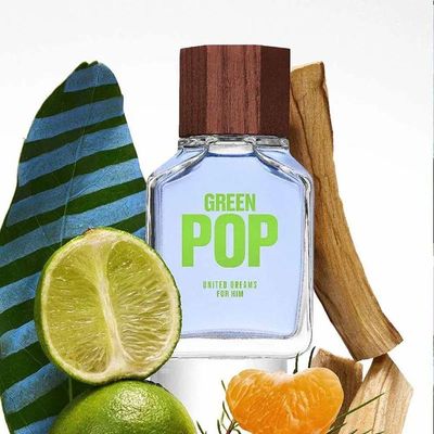 Benetton United Colors Green Pop Him Eau De Toilette - Perfume Masculino 100ml