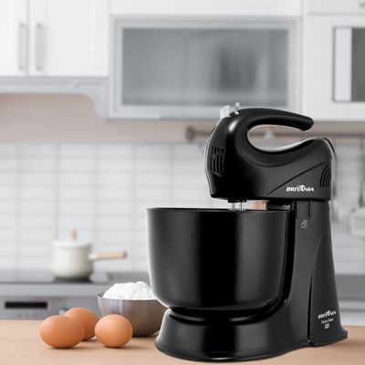 Batedeira Britânia Pérola Maxx Preto 350W 127V