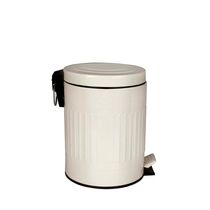 Lixeira Com Pedal E Balde Removível 5 Litros Inox Retrô Mor