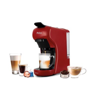 Cafeteira Philco Multicápsula PCF19VP 127V