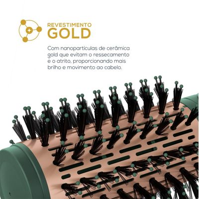 Escova Rotativa Britânia 2 em 1 1300W Bivolt BERE01 Bivolt