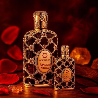 Kit Orientica Luxury Collection Amber Rouge Eau De Parfum - Perfume Unissex 30ml + Miniatura 7,5ml