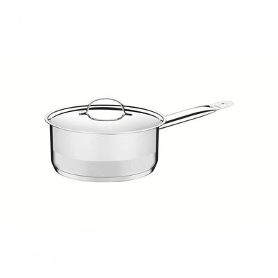 Panela Tramontina Professional 16cm Em Aço Inox Com Detalhe Satinado