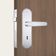 Fechadura Genoa 1610-09 Espelho Largo Em Inox Para Interior - 33580 - Stam