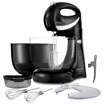 Batedeira Philco Paris Cristal Maxx Preta 400W 127V