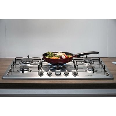 Cooktop 5 Bocas Aço Inox à Gás Suggar FG5135IX Inox Bivolt
