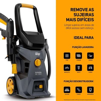 Lavadora De Alta Pressão Wap Ousada Wl 2610 Cinza 220V