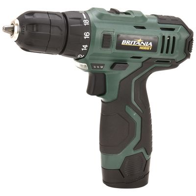 Parafusadeira e Furadeira Britânia Hobby BPF03M Com Estojo Bivolt