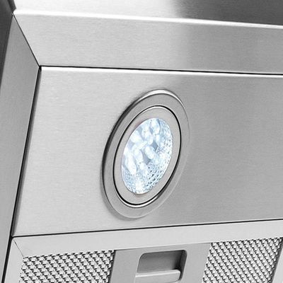 Coifa De Parede 70cm Vidro Curvo Duto Slim Fogatti Inox 110V