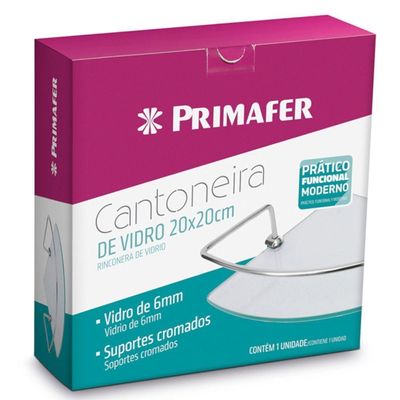 Cantoneira De Vidro Com Haste De Metal - Pr3031-1 - Pincéis Atlas