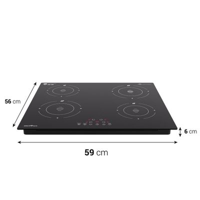 Cooktop 4 Bocas de Indução Britânia BCTE40A 220V