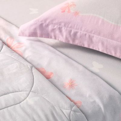 Jogo de Cama Infantil Solteiro Karsten 200 fios Algodão Graciela Solteiro / Rosa