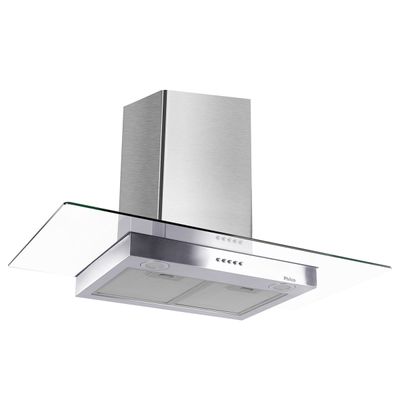 Coifa Flat Philco PCO90I 90cm Led Vidro Inox Exaustor e Depurador 127V