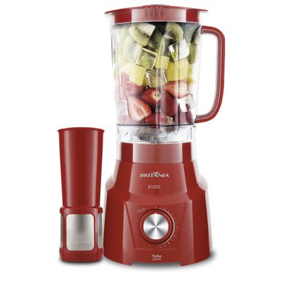 Liquidificador Britânia B1000 Vermelho 1200W 127V