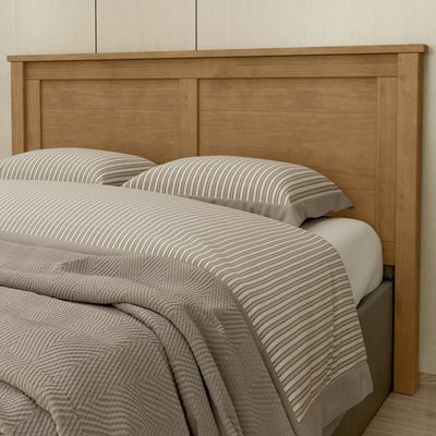 Cabeceira de Madeira Maciça Para Cama Queen Mazzaro F06 Freijó - Lyam Decor