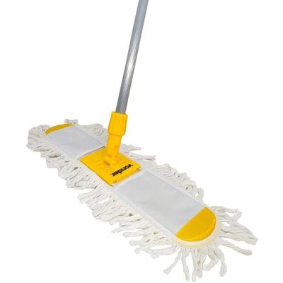 Rodo De Algodão Plano Rav 600 Tira Pó Esfregão Mop Absorvente Cabo Extensível Vonder Profissional