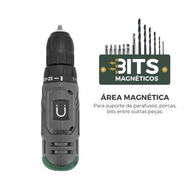 Parafusadeira 2 em 1 Britânia Speed Control BPFE12M 800RPM Bivolt