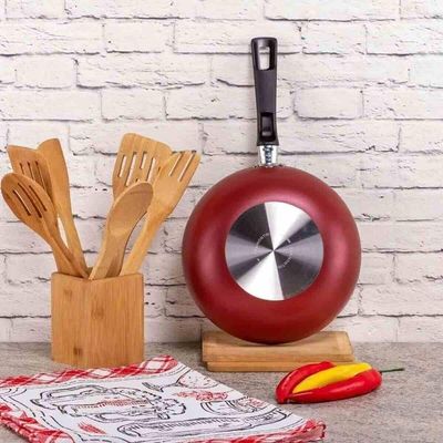 Frigideira Antiaderente Funda 24cm Vermelha - 20385824 - Tramontina