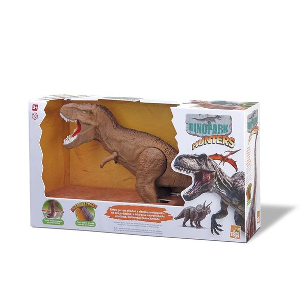 Brinquedo Dinossauro Bee Toys Dinopark Hunters Rex Brinquedo Dinossauro Bee Toys Dinopark Hunters Rex