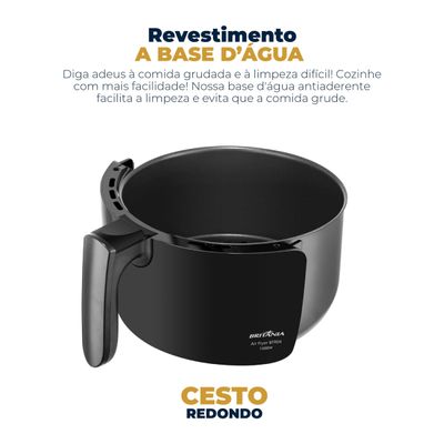 Air Fryer Britânia 3,8L Bella Cuccina Sem Óleo 1500W BCFR04 127V