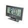 Relogio De Mesa Digital Lcd Led Acionamento Sonoro Despertador Termometro Preto