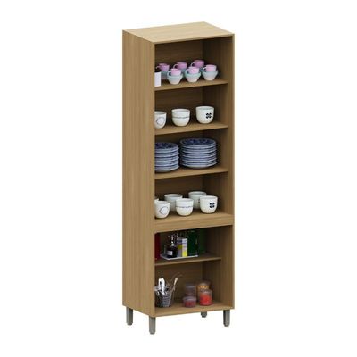 Paneleiro Simples 4 Portas 70cm Luciane Classic Freijo Cinamomo