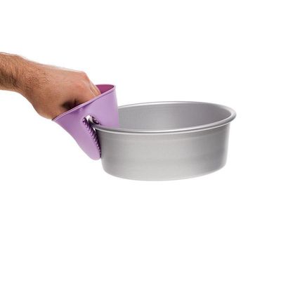 Assadeira Forma Para Bolo De Alumínio Redonda 22cm Com Fundo Removí­vel Cinza