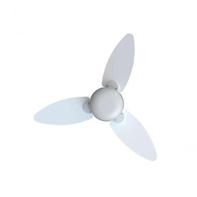 Ventilador De Teto Ventisol Elluz Inverter Controle Remoto Branco Com Cinza Bivolt