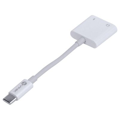 Adaptador De Audio P2 + Carregador Para Usb Tipo C - Adpatc7.1