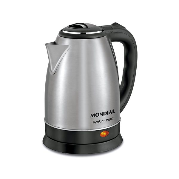 Chaleira Elétrica Mondial Pratic CE-06 Prata 2L - 220V Chaleira Elétrica Mondial Pratic CE-06 Prata 2L - 220V