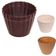 Vaso Plissado M Em Material Sustentável - Evo - Cerejeira