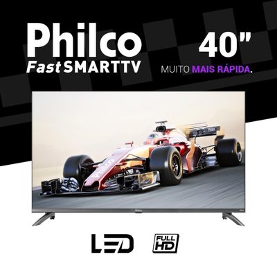 Smart TV 40” Philco LED Roku TV Dolby Audio PTV40M9GR2CGB Bivolt